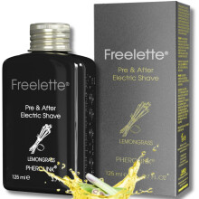 Pre Electric Shave After Shave Lotion Cream - Best For Close Shave Balm - Smooth and Irritation-free Shave. Freelette (3.76 Ounce (Pack of 1), LEMONGR