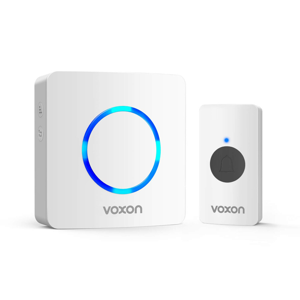 Voxon Wireless Doorbell, Ip65 Waterproof Plug In Doorbell With 1,300Feet / 400M 5006755567732