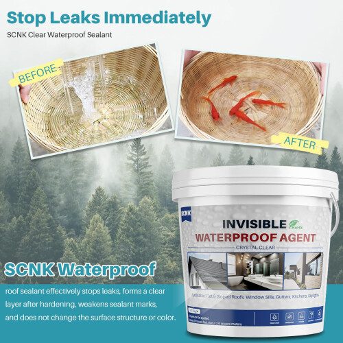 SCNK 2000g Transparent Waterproof Coating Agent Clear Waterproof Seala 2