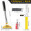 MAIXINNEW Wall Scraper Tool Cleaning Set Wall Stripper Tool 2