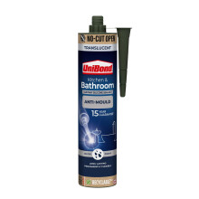 UniBond Kitchen & Bathroom Mould-Resistant Silicone Sealant, 1 x 280 ml