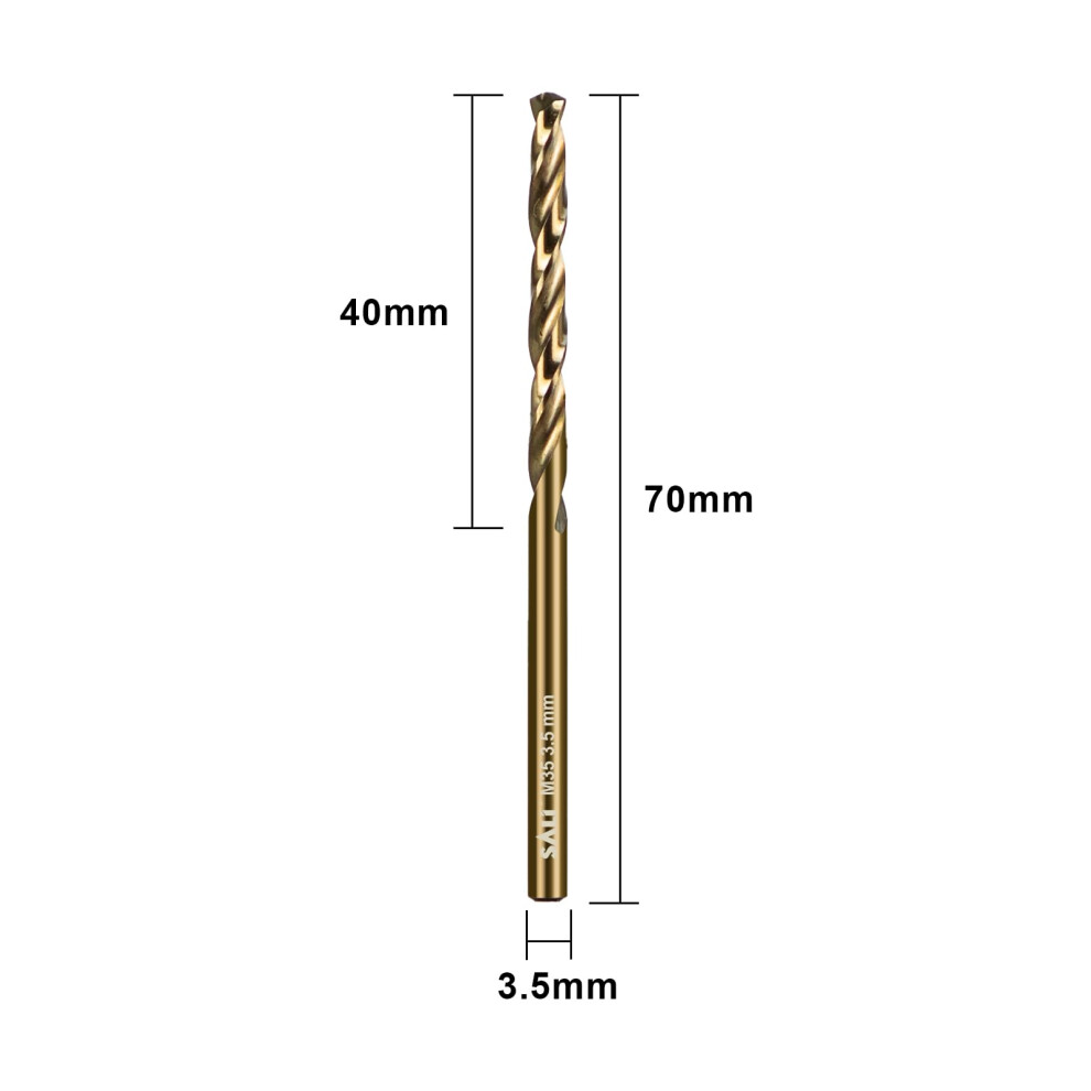 Photos - Bits / Sockets SALI Cobalt Drill Bit Set 20Pcs 35mm M35 High Speed Steel Jobber Drill