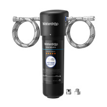 Waterdrop 10UA Under Sink Water Filter, 11000 gallons High Capacity Water Filter System, NSF/ANSI 42 Certified,Reduce PFAS, PFOA/PFOS, Reduce Lead, C