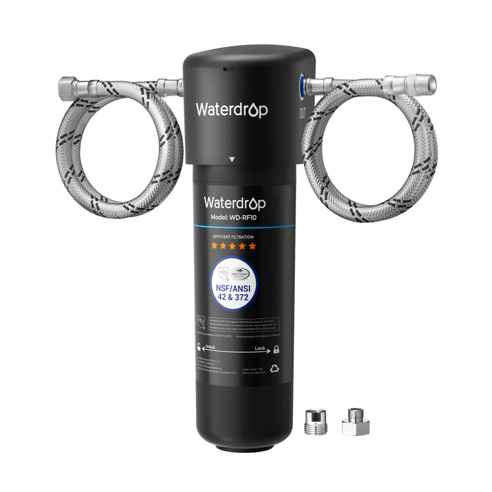 Waterdrop 10Ua Under Sink Water Filter, 11000 Gallons High Capacity Water Filter System, Nsf/Ansi 42 Certified,Reduce Pfas, Pfoa/Pfos, Reduce Lead, C 5000800159361