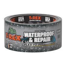 T-REX Flexible Waterproof and Pool Repair Tape - Heavy Duty Adhesive Waterproofing Tape for Repair, Leaks, Roof Patches - Extreme Weather & UV Resist