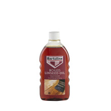 Bartoline Boiled Linseed Oil 500 ml – Fast-Drying Wood Protector for Softwood Garden Furniture & Interior Wood