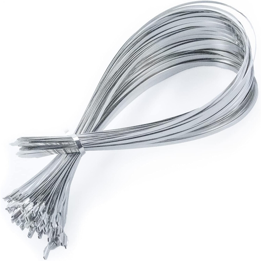 Photos - Electrical Wire & Cable Metal Cable Ties, 304 Stainless Steel Zip Ties 100Pcs/28IN/700MM Heavy Duty, Heat Resistant for Exhaust Wrap/Fencing/Pipes/A