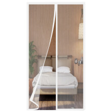 WENT Magnetic Fly Screen Door 140x210 cm, Hundreds of Sizes, Insect Screen No Drilling Required, Suitable for Balcony, Terrace, Cellar, Bedroom and S
