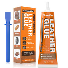 Leather Glue 60ml – Extra Strong, Waterproof & Flexible Adhesive – Fast-Drying Repair Glue for Leather & Vinyl – Ideal for Shoes, Bags, Sofas, J