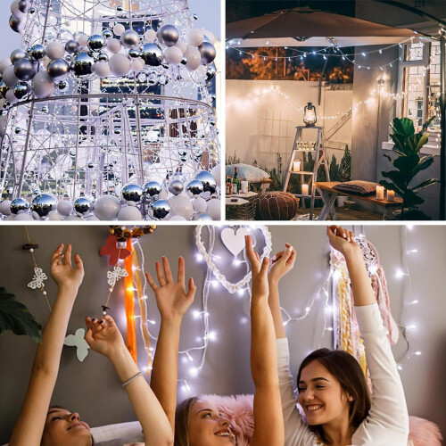 LITYBY String Lights Plug in,800LED 80M Christmas Lights Mains Powered