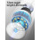 Homelist Motion Sensor Lights Indoor, Rechargeable Night Light, 6 Pack 9