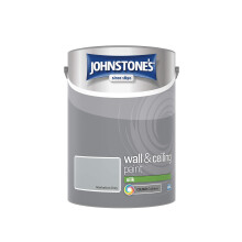 Johnstone's Wall and Ceiling Paint, Manhattan Grey, Silk Finish, Emulsion Paint, Fantastic Coverage, Easy to Apply, Dry in 1, 2 Hours, 12 M2 per Litr