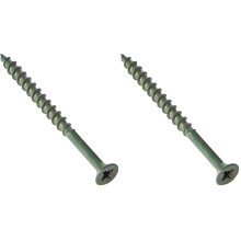 Forgefix DS4560 Pozidriv Decking Screw, Box of 200, Green Anti-Corrosion, 1 Box (Pack of 2)