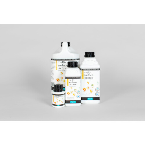 Polyvine Multi-Surface Lacquer Gloss, Satin or Dead Flat - Professional Quick Dry Clear Lacquer - Exterior, Interior Water Based Clear Sealer Protect 1