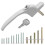 SHIELD HARDWARE Universal uPVC Window Handle Multi Spindle White 1