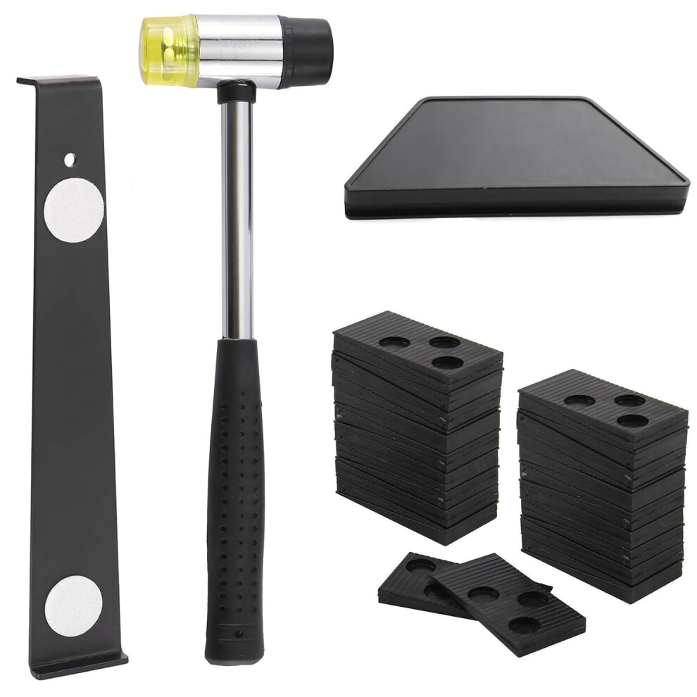 Sliva Laminate Wood Flooring Installation Kit With 40 Spacers, Mallet, Block And Pull Bar 5001364203729