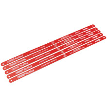 Draper Redline 300mm 5 Piece Hacksaw Blades | Carbon Steel Saw Accessories | 18 TPI to 24TPI | Metal Cutting Blades | 68414