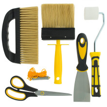 Coral 10321 Task Partner Wallpaper Kit with Paste Smoothing Brush and Tools for Wall Paper Hanging 6 piece Pack Set