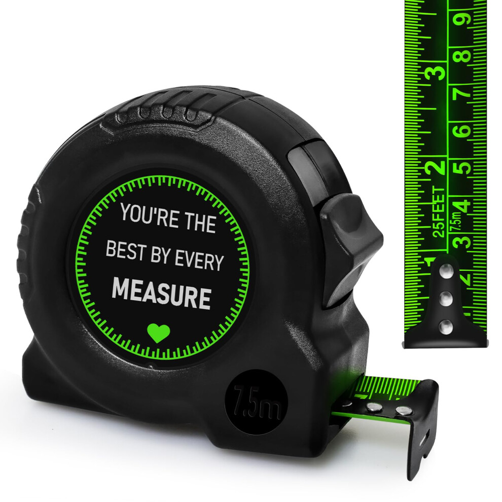 Gift For Dad From Daughter Son, Fathers Day Gift For Dad, Birthday Gift For Daddy, Funny Present For Daddy Father Stepdad Bonus Dads Tape Measure 7.5 5006494057983