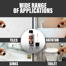 Xtremeauto Enamel Touch Up Paint 30ml For Kitchen Appliances & Bathroom - Fast Drying Repair - Suitable For Radiator, Shower, Fridge, Sink, Chips and
