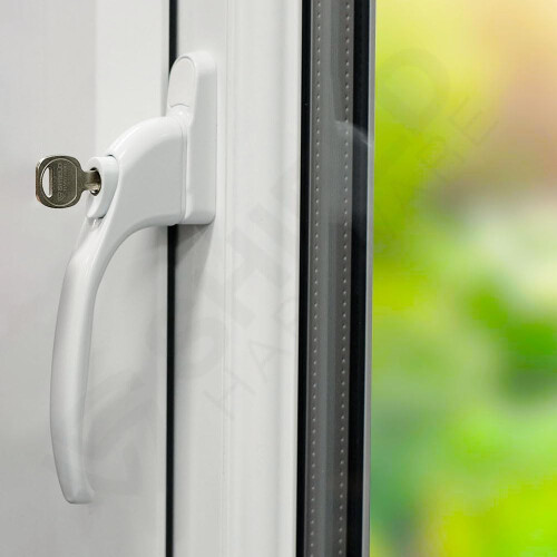 SHIELD HARDWARE Universal uPVC Window Handle Multi Spindle White 1