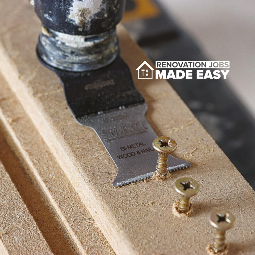 Photos - Tool Kit Smart 6 Piece Starlock Fitment Multi Tool Blade Set, 6 x Multitool Blades, ST6MAK 