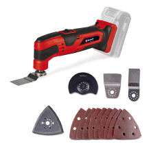 Einhell Cordless Multi Tool with Accessories 18V Power X-Change, Multi-Use Cutting and Sanding Tool for Wood, Plastic and Metal, Without Battery TC-M
