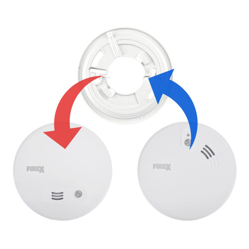 KIDDE Replacement for Kidde KF10 Mains Powered Smoke Alarms 1
