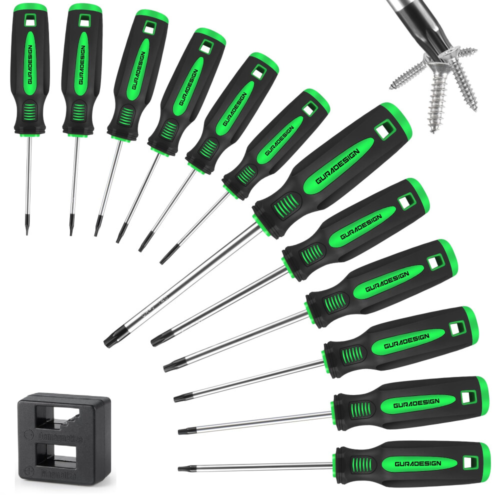 Photos - Screwdriver GURADESIGN 13-Piece Magnetic Torx  Setï¼T5 -T40 Star s Set
