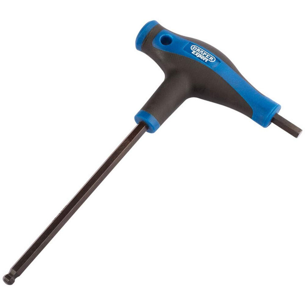 Draper Expert 5.0Mm Hexagon And Ball End Allen Key Metric T Handle Hand Tools | Hex Key Wrench | Soft Grip Chrome Vanadium Steel | 33910