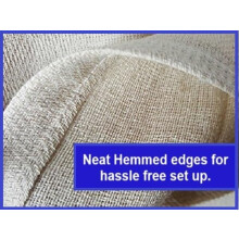 Equip247uk 5 x Professional Quality 100% Cotton Twill Heavy Duty DUST Sheets for Decorating. Size of Each Sheet : 3.6M x 2.7M / 12ft x 9ft. **Pack of