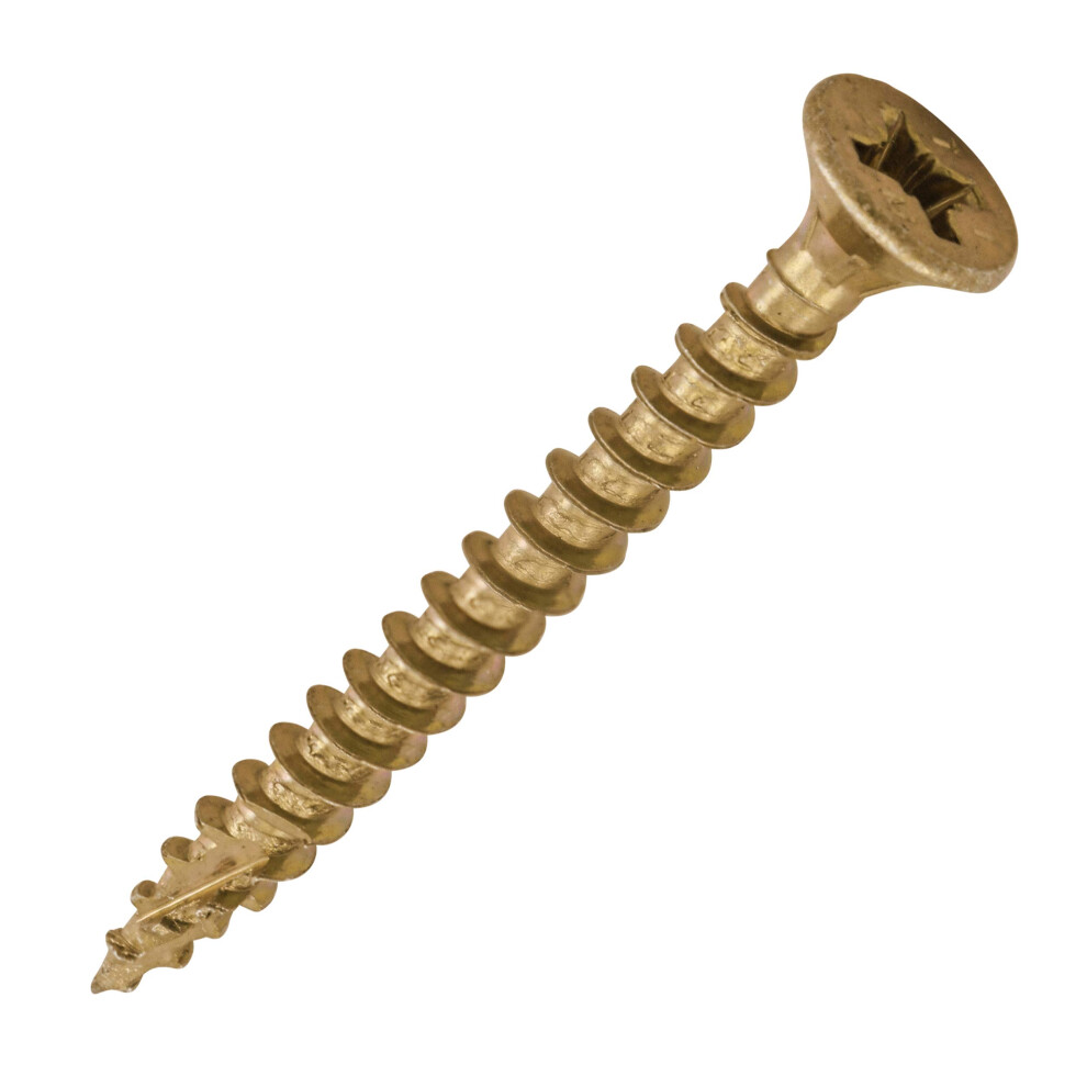 Photos - Nail / Screw / Fastener TIMCO C2 Strong-Fix Multi-Purpose Premium Countersunk Gold Woodscrews - 4.0 x 40 - Box of 200 
