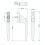 Yale Yale YES-WINH-WH Essentials Inline Replacement Window Handle, Universal Espag, for UPVC Windows, Key Locking, White Finish, 40 mm 2
