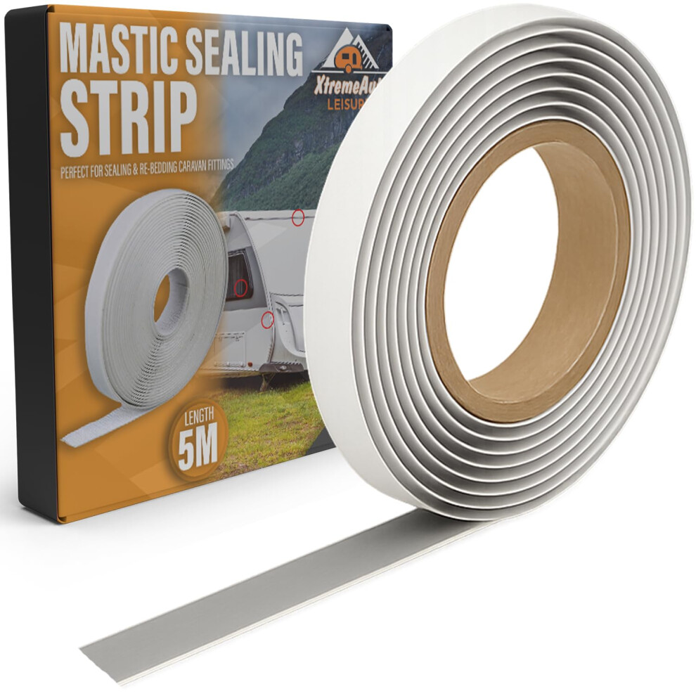 Photos - Other Bathroom Accessories Xtremeauto Mastic Sealing Strip for Caravans & Motorhomes â 5M Off White Weatherproof Sealant for Overlap Joints, Awning R