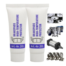2PCS Brake Caliper Slider Pin Grease,Brake Grease For Caliper Pins,Silicone Gr-ease For O-Rings,Lubricant Plumbers,Heat & Cold Resistant Machine Lube