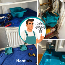 The Ultimate Plumb Tub 2.0 XL High Capacity Plumbers Tub - Essential Plumbing Tools for Radiator Draining & More. Designed & Patented By Heatlab UK W