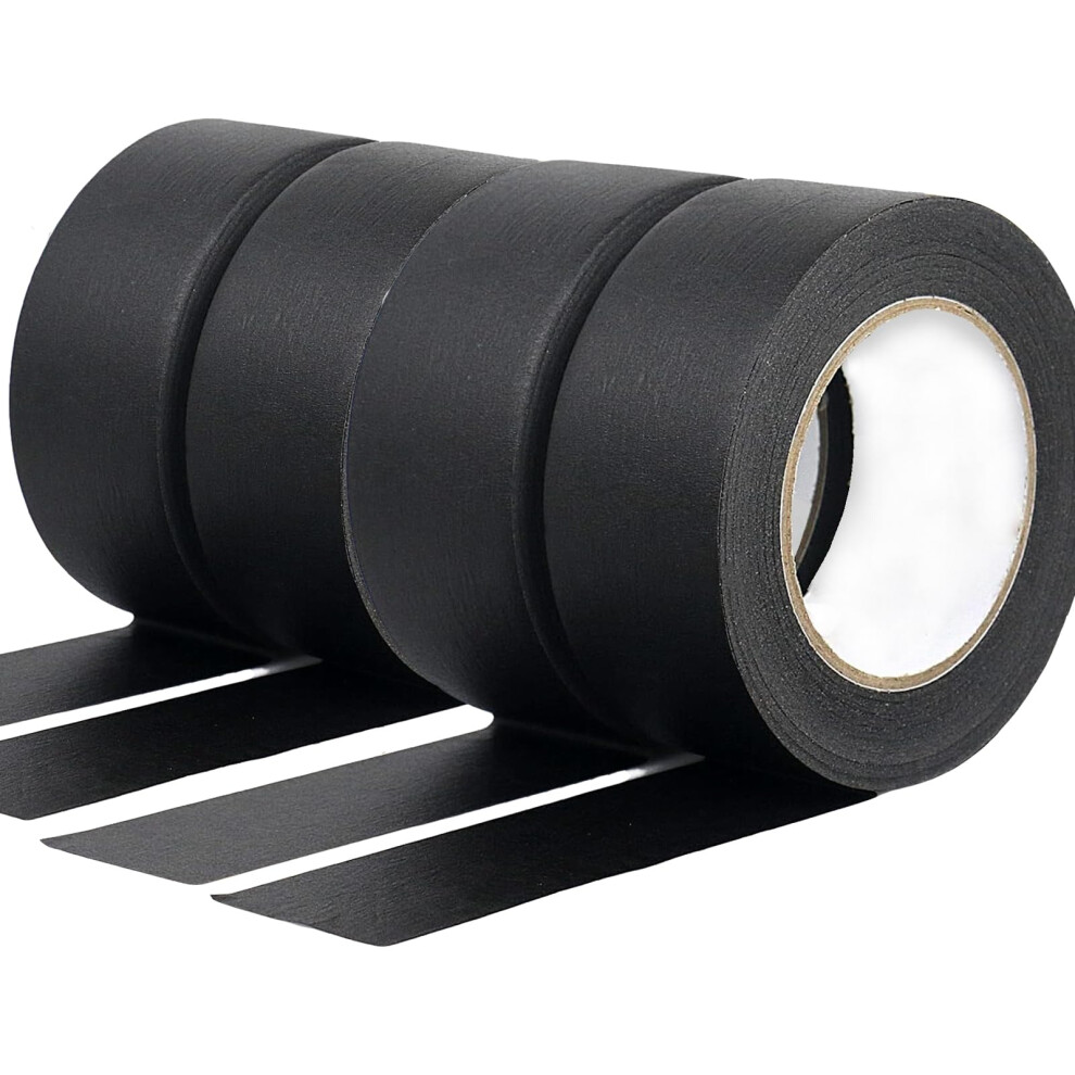 Zalujmus Multi-Surface Premium Masking Tape, Decorating Painters Tape For Artist Indoor 30M*5Cm, Black (4) 5001082940968