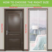Cat Door Screen for 90x200cm Door,Zippered Pet Screen Door,Mosquito Proof,for Cats and Dogs,Suitable for Living Room,Bedroom,Kitchen,Patio