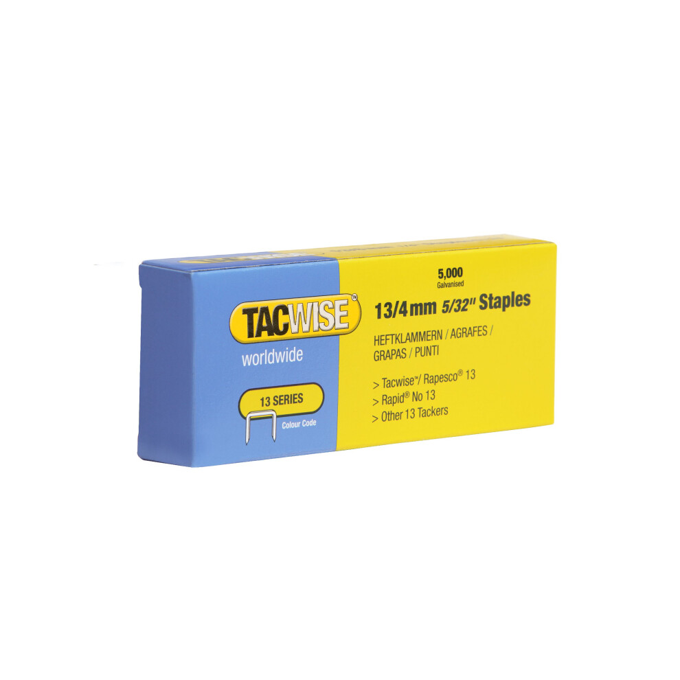 Tacwise Type 13/4Mm Staples For Staple Gun (Pack Of 5000), (0232) 5003309196677