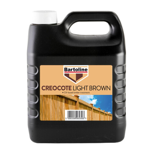 Bartoline Creocote Oil Based Wood Treatment - Light 4L