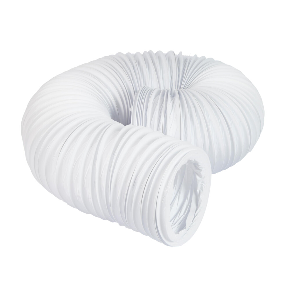 Airflow Ã125Mm X 1M Pvc Flexible Ducting Hose - Tumble Dryer Vent Hose, Flexible Ducting For Extractor Fans, Cooker Hoods & Hydroponics 5007691649667
