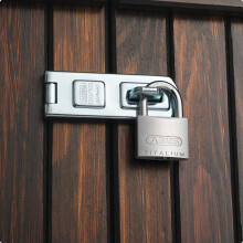 ABUS Titalium AB64TI/30 Padlock - Lock Body Made of Special Aluminium - Hardened Steel Shackle - ABUS Security Level 4 - Silver, Grey, 30mm