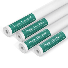 WINSOME Paste The Wall Lining Paper 10M x 53cm - Heavy Duty PVC Free, Breathable, Paintable Plain White Backing Thick Long Wall Lining Paper (Pack of