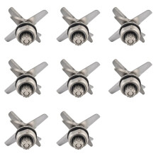8X Blenders Blades for TWK TM-767 TM-800 JTC-767 JTC-800 Stainless Blade Mixer Spare Parts