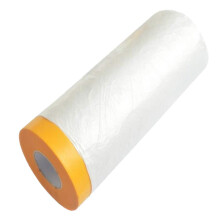 Sinzau Dust Sheet Roll for Furniture: Cover Surface 7.9 49 feet Painting Masking Film for House Renovate Spray Painting - for Floor Wall Cabinets C