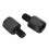 12 Motorcycle Mirror Adapters, Converts 8mm to 10mm, Black 3