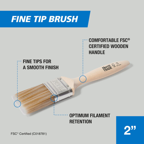 Harris Harris Trade Fine Tip Brush 2" 1
