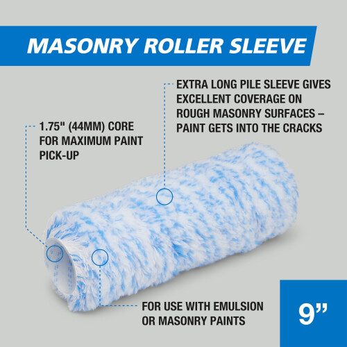 Harris Harris Trade Masonry Roller Sleeve 9" 1