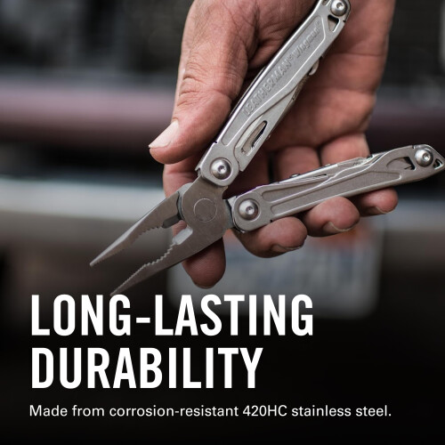 Leatherman Leatherman Wingman Multi-Tool - 14 Tools with All-Features, Stainless Steel, 2