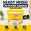 Wallpaper Paste Kit - Includes 2.5kg Ready Mixed Adhesive Paste and Kit Containing Smoother, Roller, Wallpaper Brush, Trimmer and Gloves 3